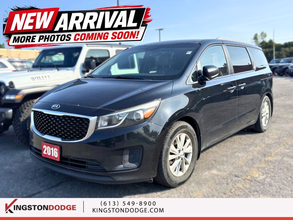 Aurora Black 2016 Kia Sedona LX Minivan Front-Wheel Drive 6-Speed Automatic