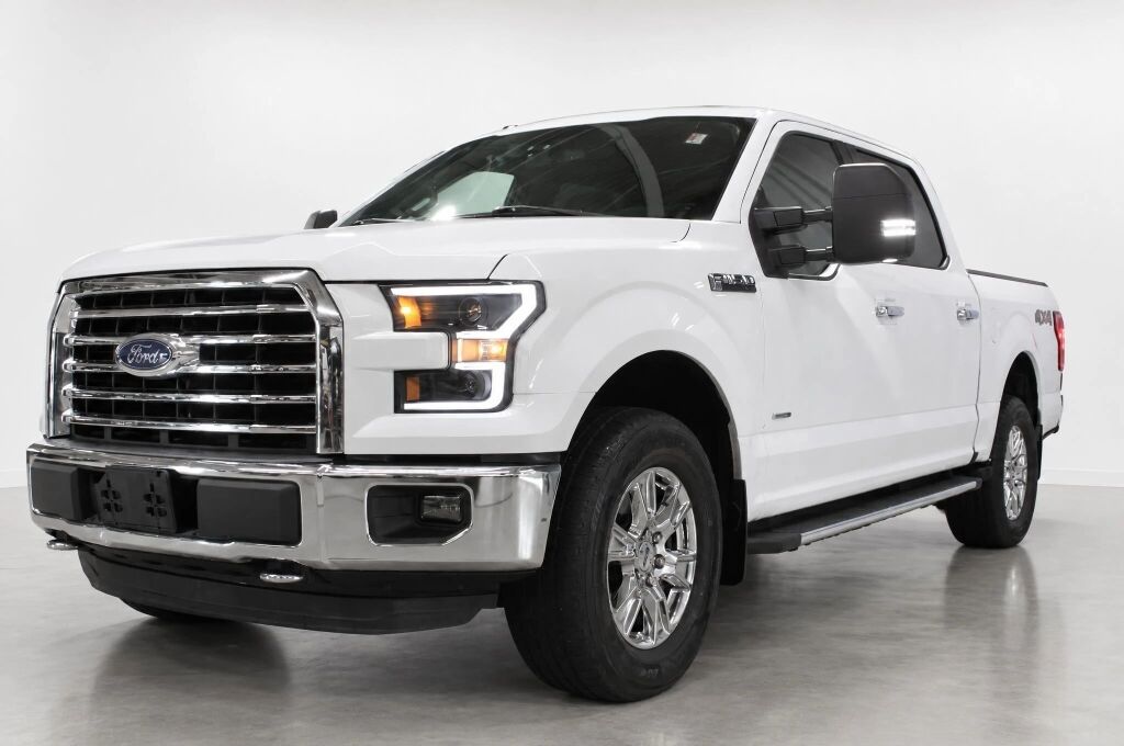 White 2015 Ford F-150 Pickup Truck Four-Wheel Drive Automatic