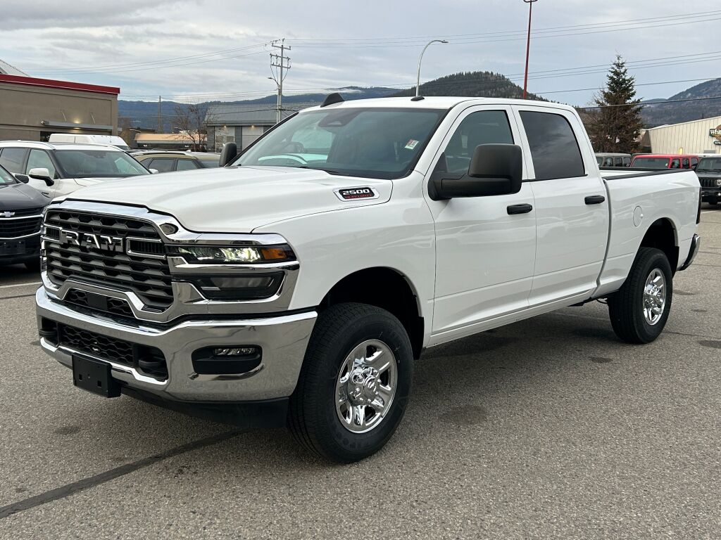 Bright White 2026 RAM 2500 Pickup Truck Four-Wheel Drive 8-Speed Automatic