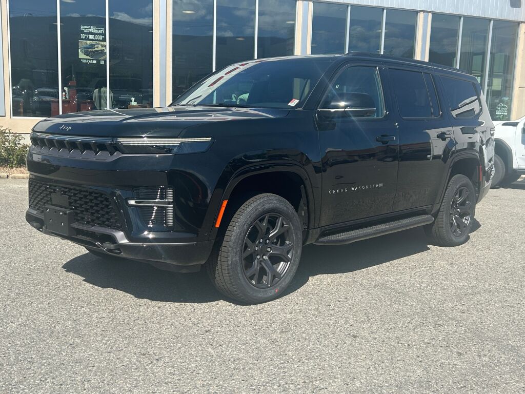 High Gloss Black 2026 Jeep Grand Wagoneer SUV / Crossover Four-Wheel Drive 8-Speed Automatic