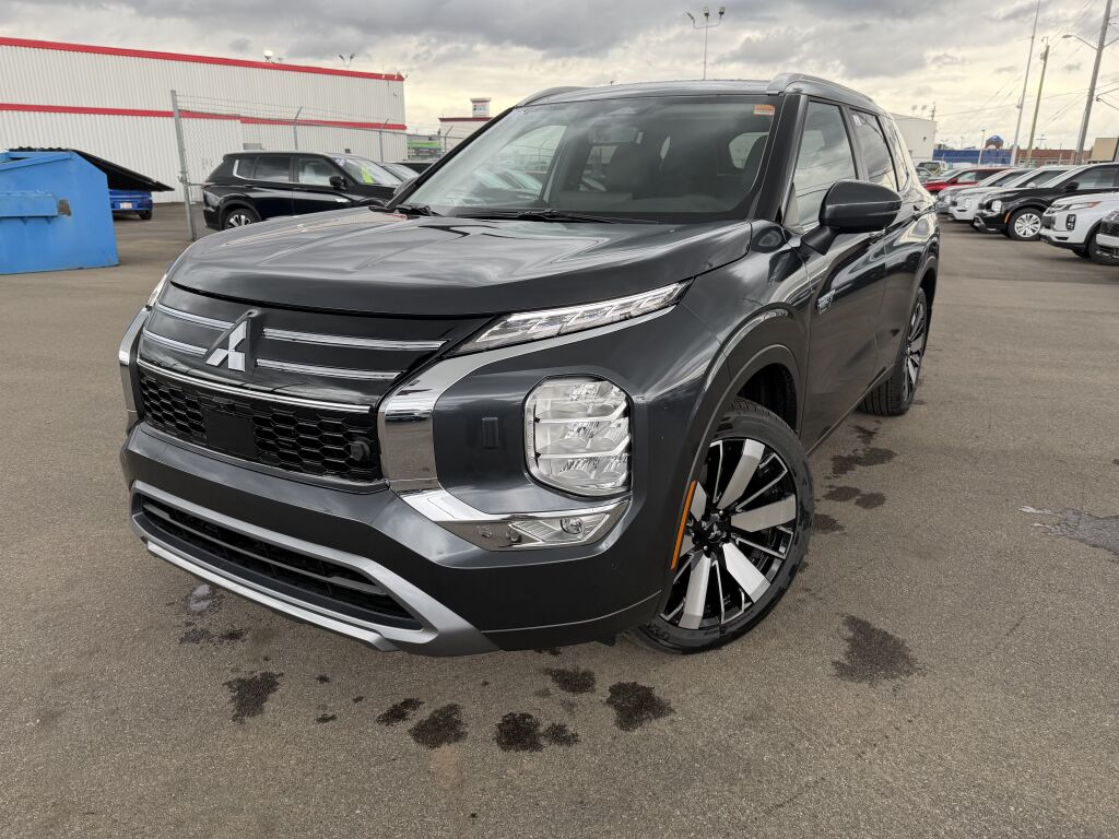 Gray (Graphite Grey) 2026 Mitsubishi Outlander Hybrid Plug-in All-Wheel Drive Automatic