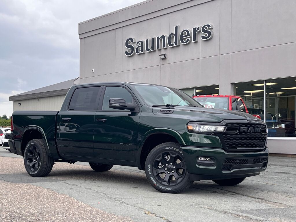 Serrano Green Metallic 2026 RAM 1500 Pickup Truck Four-Wheel Drive 8-Speed Automatic
