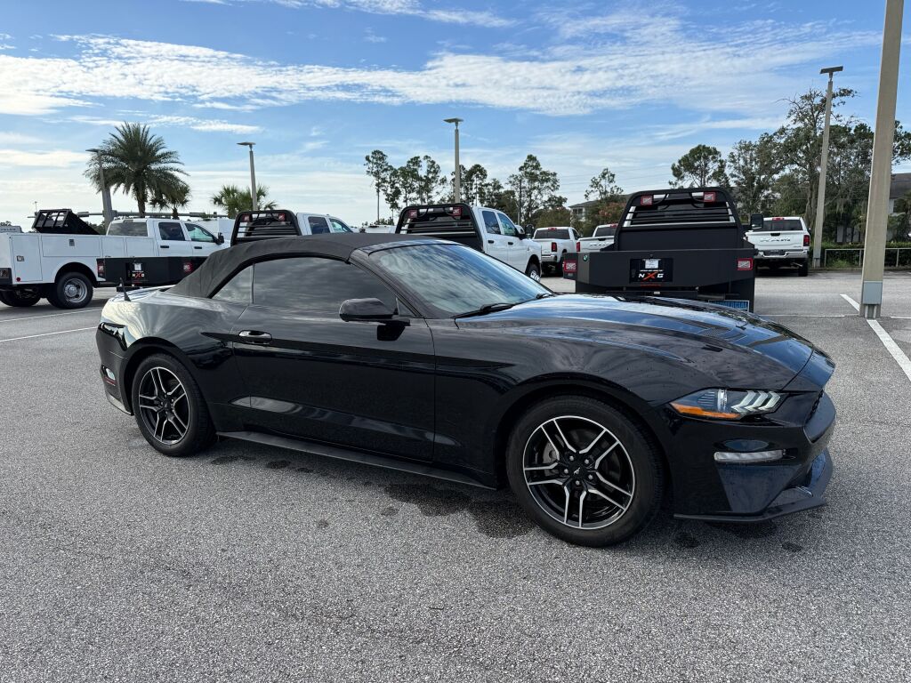 Shadow Black 2023 Ford Mustang Convertible Rear-Wheel Drive Automatic
