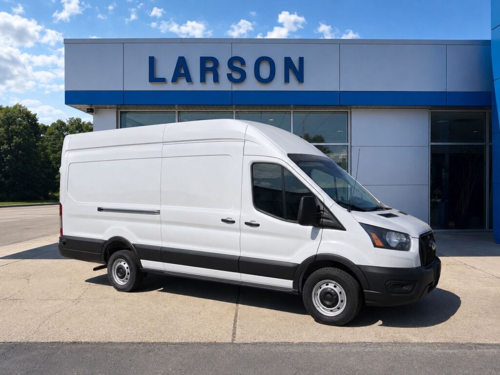 Oxford White 2026 Ford Transit Cargo Van All-Wheel Drive