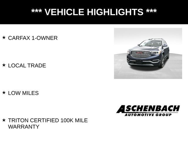 2019 GMC Acadia Denali