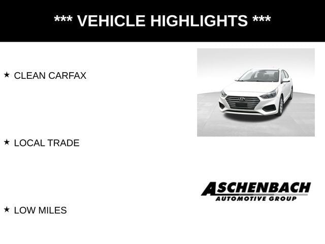 2019 Hyundai ACCENT SE