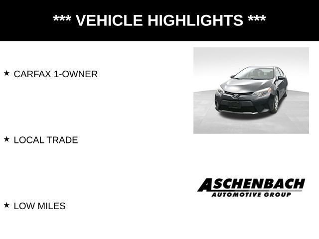 2014 Toyota Corolla L