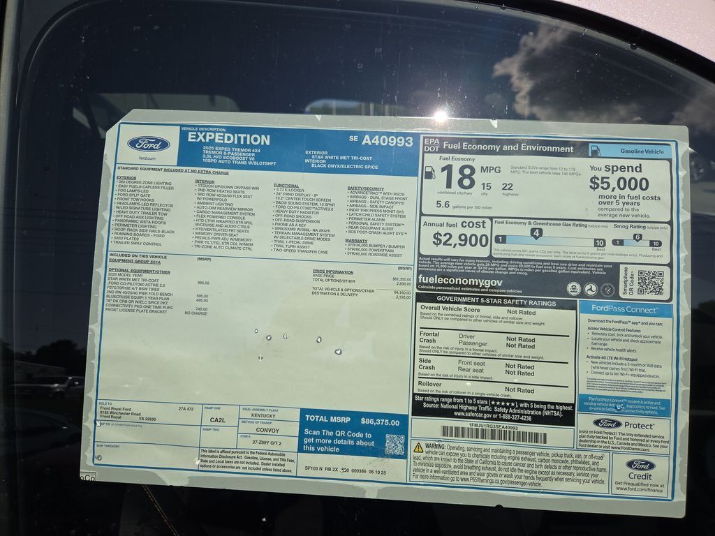 2025 Ford Expedition Tremor