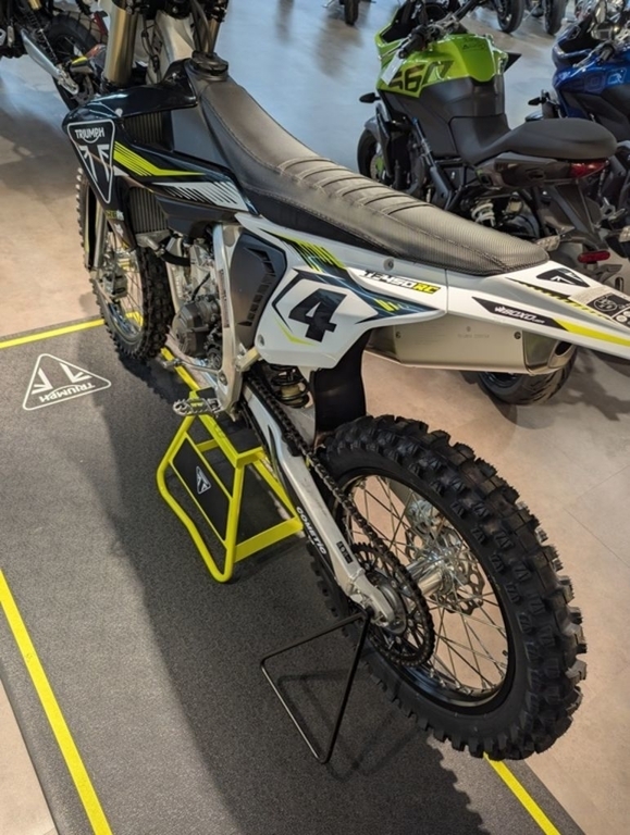 2025 Triumph TF 450-RC Edition Jet Black/Pure White