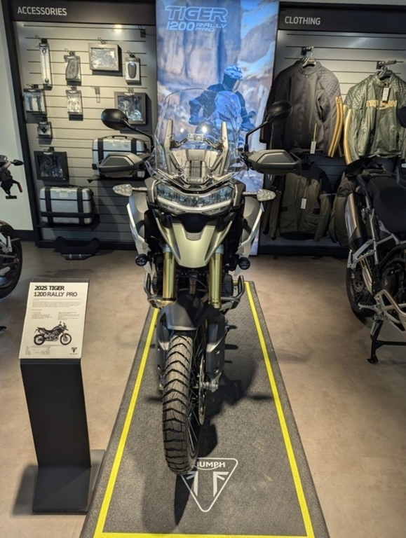 2025 Triumph Tiger 1200 Rally Pro Snowdonia White