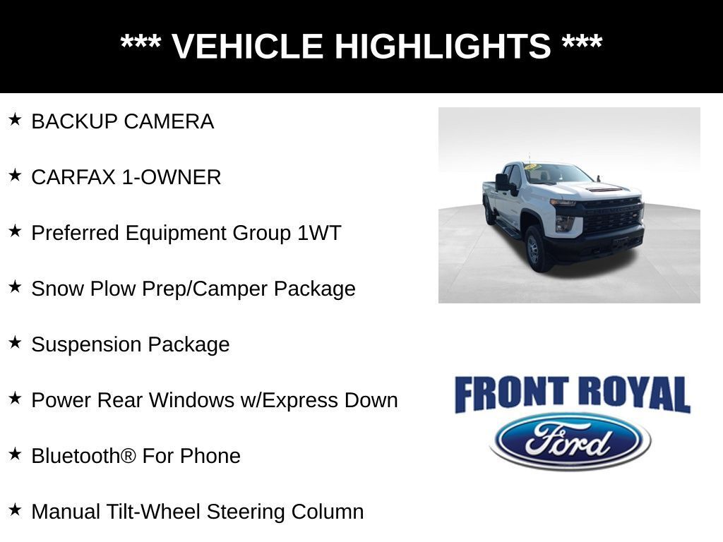 2022 Chevrolet Silverado 2500HD Work Truck