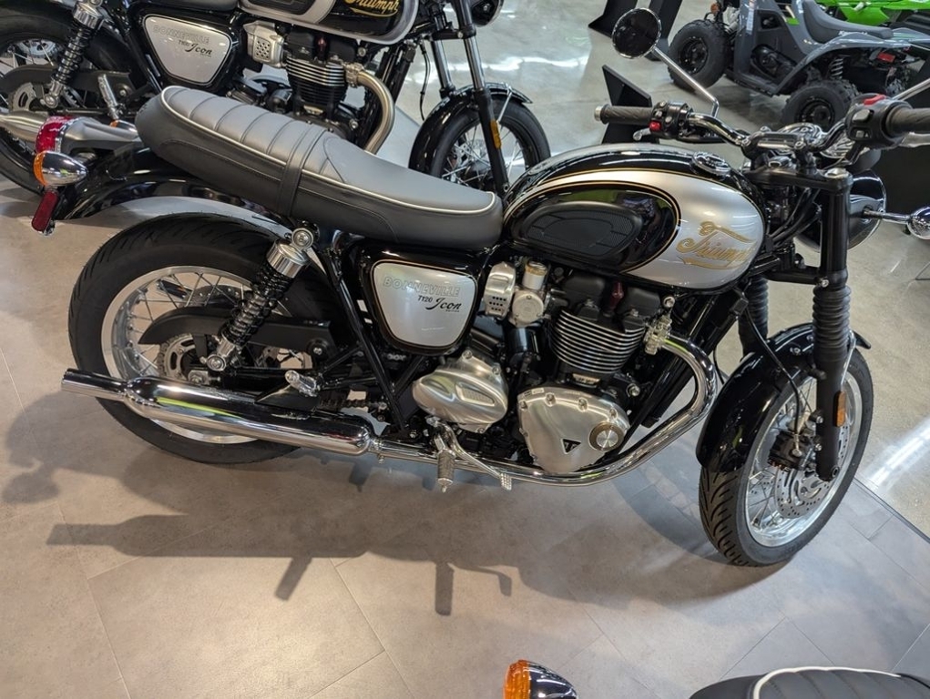 2025 Triumph Bonneville T120 Sapphire Black/Aluminium Silver (Euro 5A)
