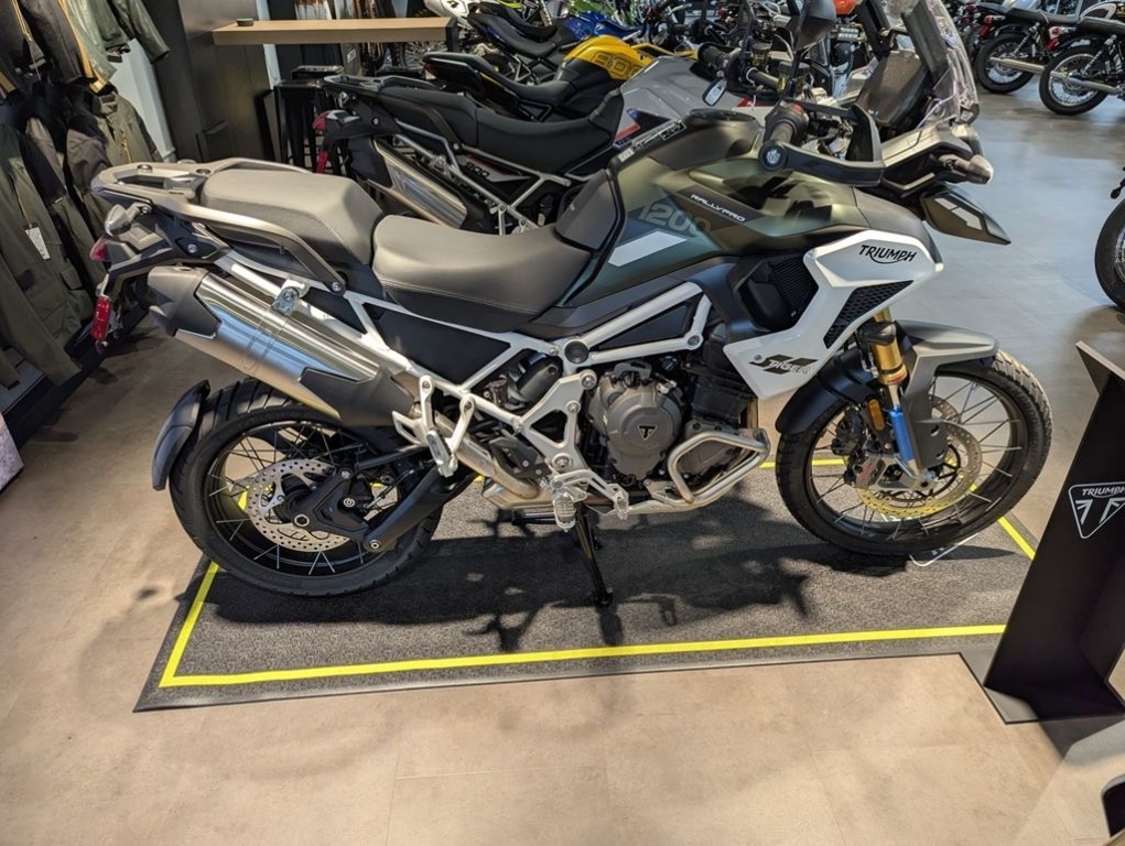 2025 Triumph Tiger 1200 Rally Pro Snowdonia White