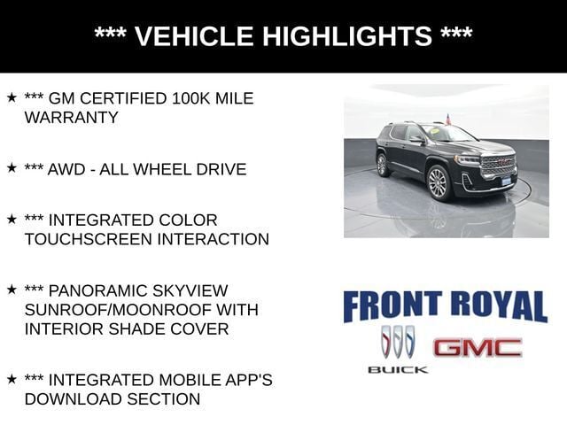 2023 GMC Acadia Denali