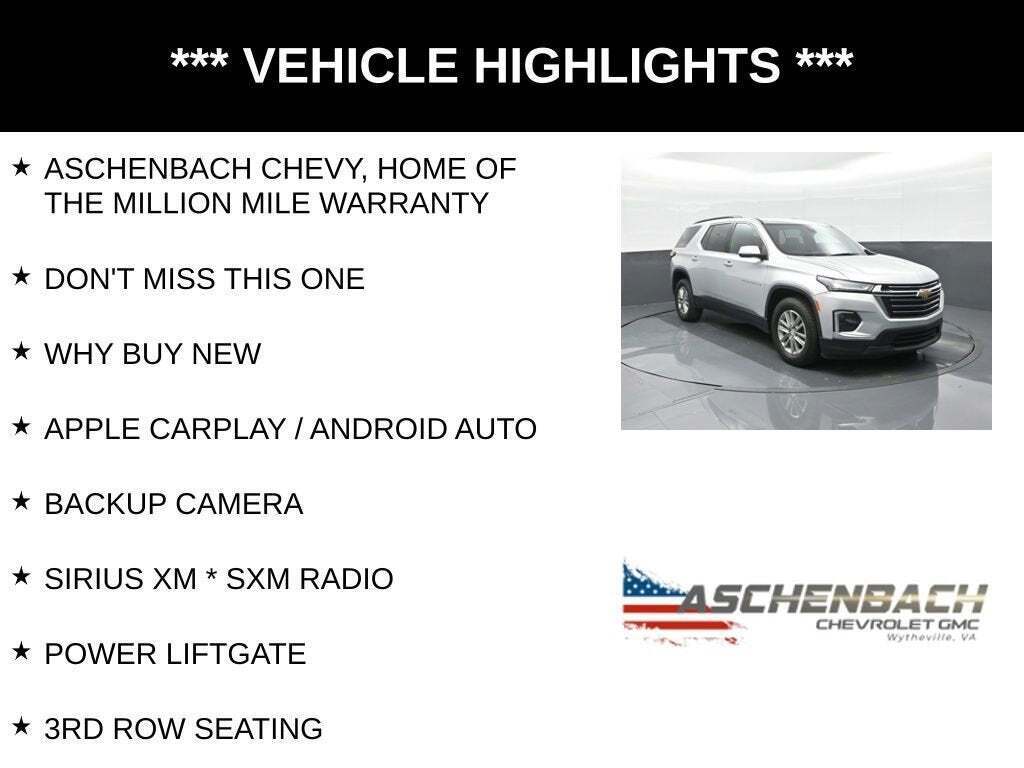 2022 Chevrolet Traverse LT Leather