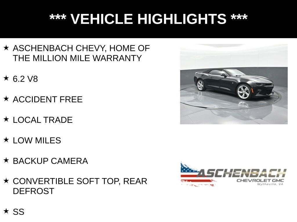 2018 Chevrolet Camaro SS