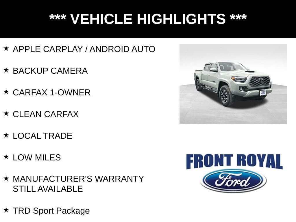 2023 Toyota Tacoma TRD Sport