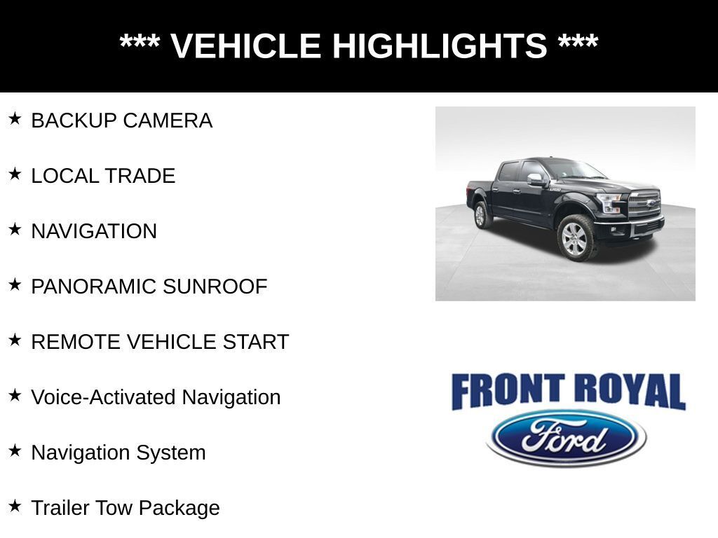 2016 Ford F-150 Platinum
