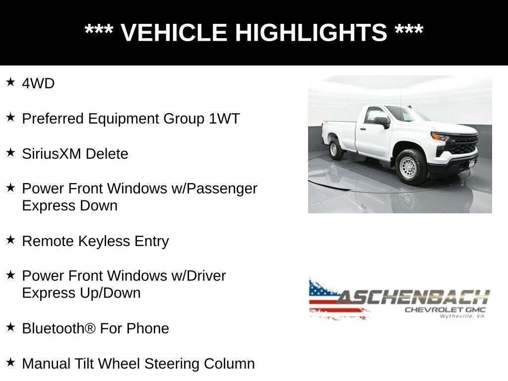 2024 Chevrolet Silverado 1500 Work Truck