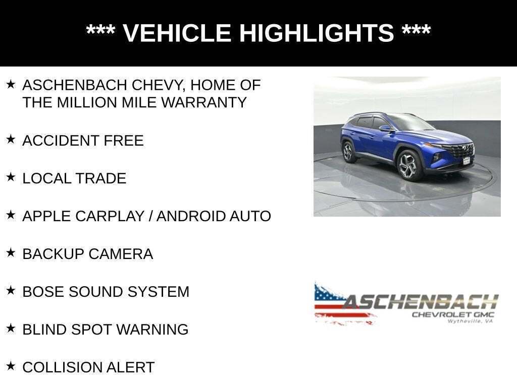 2022 Hyundai TUCSON Limited