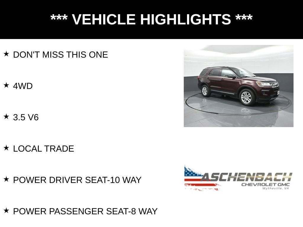 2018 Ford Explorer XLT