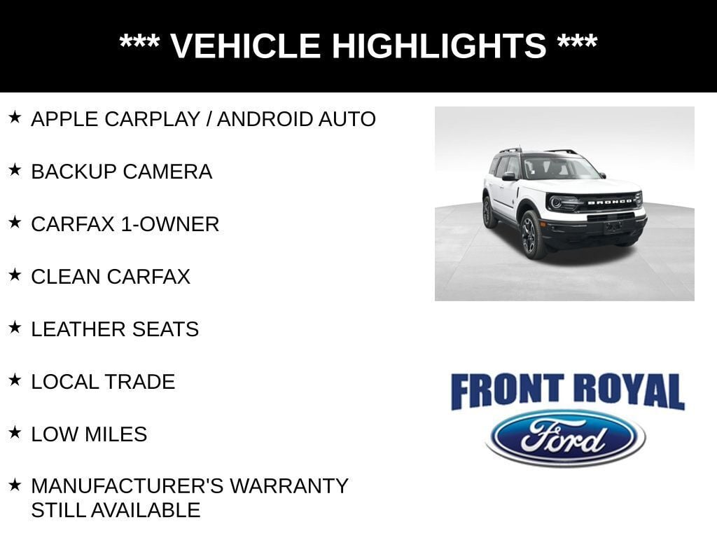 2024 Ford Bronco Sport Outer Banks