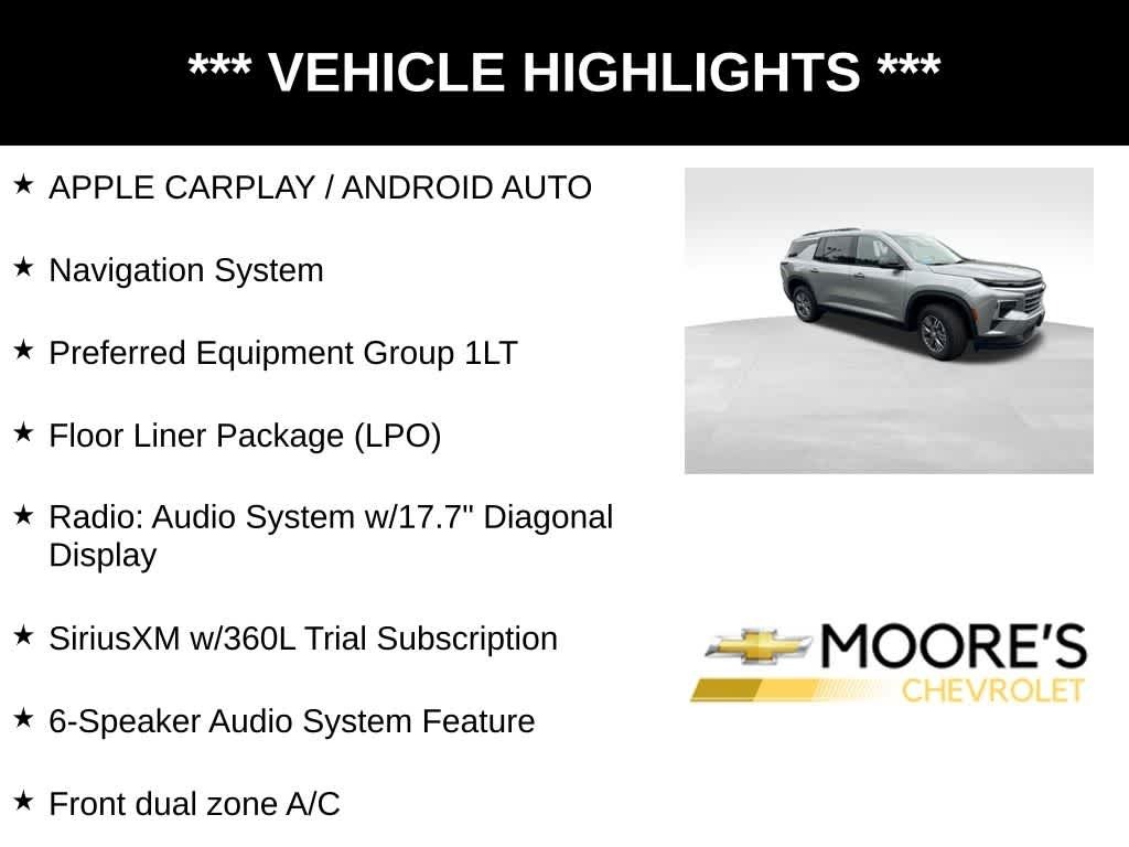 2025 Chevrolet Traverse LT