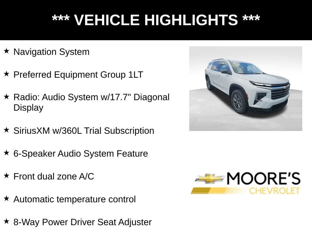 2025 Chevrolet Traverse LT