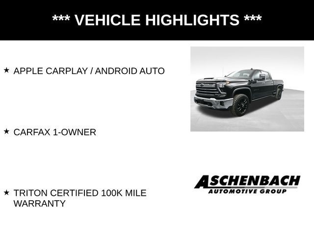 2025 Chevrolet Silverado 2500HD 4WD Crew Cab Standard Bed LTZ