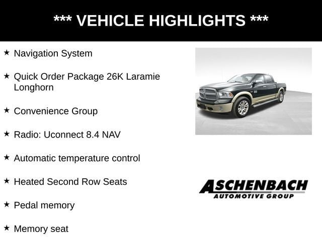 2016 Ram 1500 Longhorn