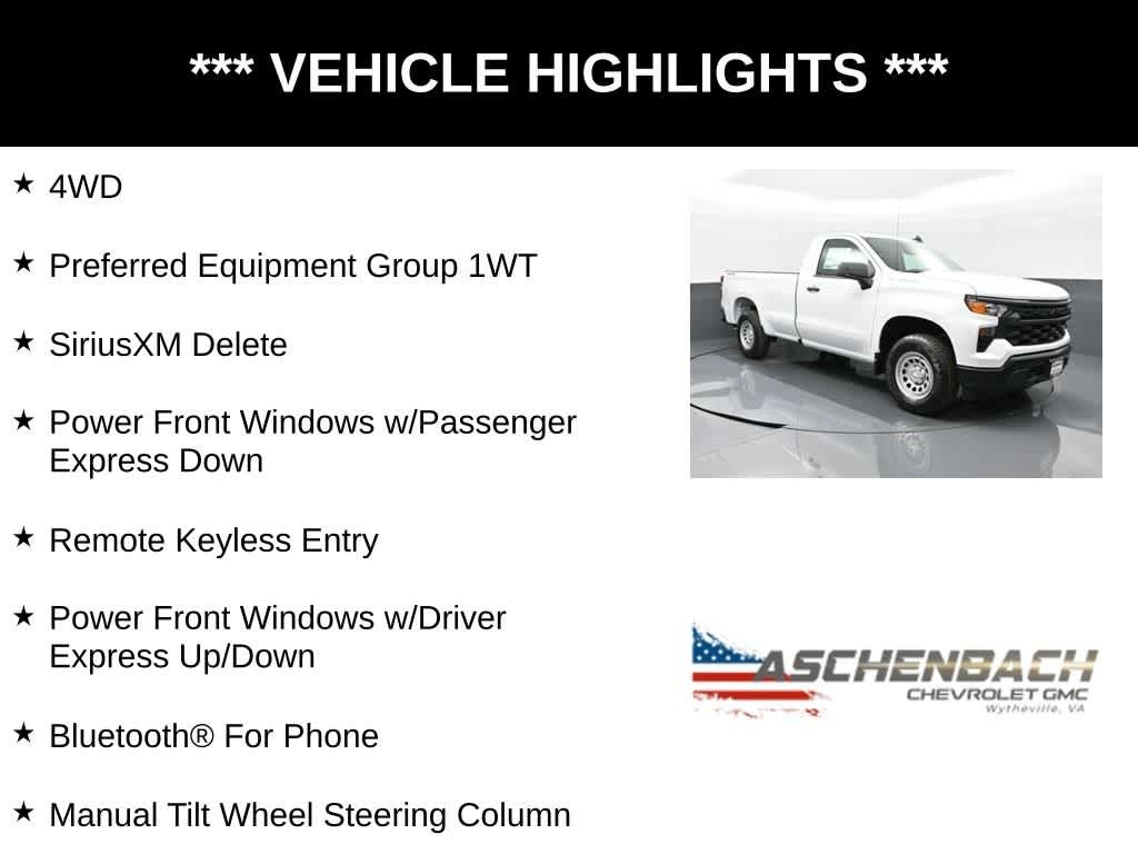 2024 Chevrolet Silverado 1500 Work Truck