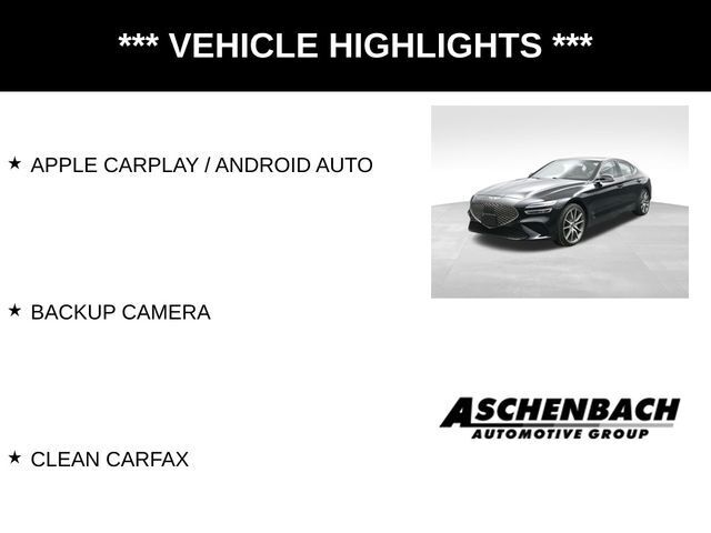 2023 Genesis G70 2.0T AWD