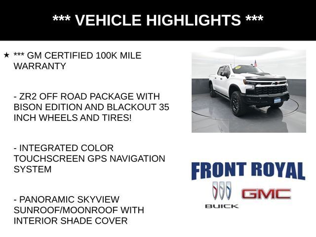 2024 Chevrolet Silverado 1500 4WD Crew Cab Short Bed ZR2