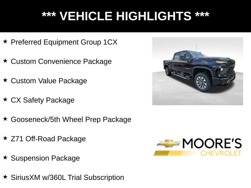 2025 Chevrolet Silverado 2500HD 4WD Crew Cab Standard Bed Custom