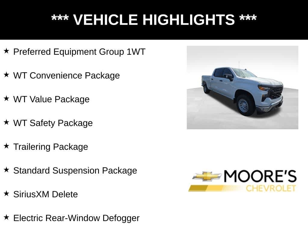 2026 Chevrolet Silverado 1500 2WD Crew Cab Standard Bed WT