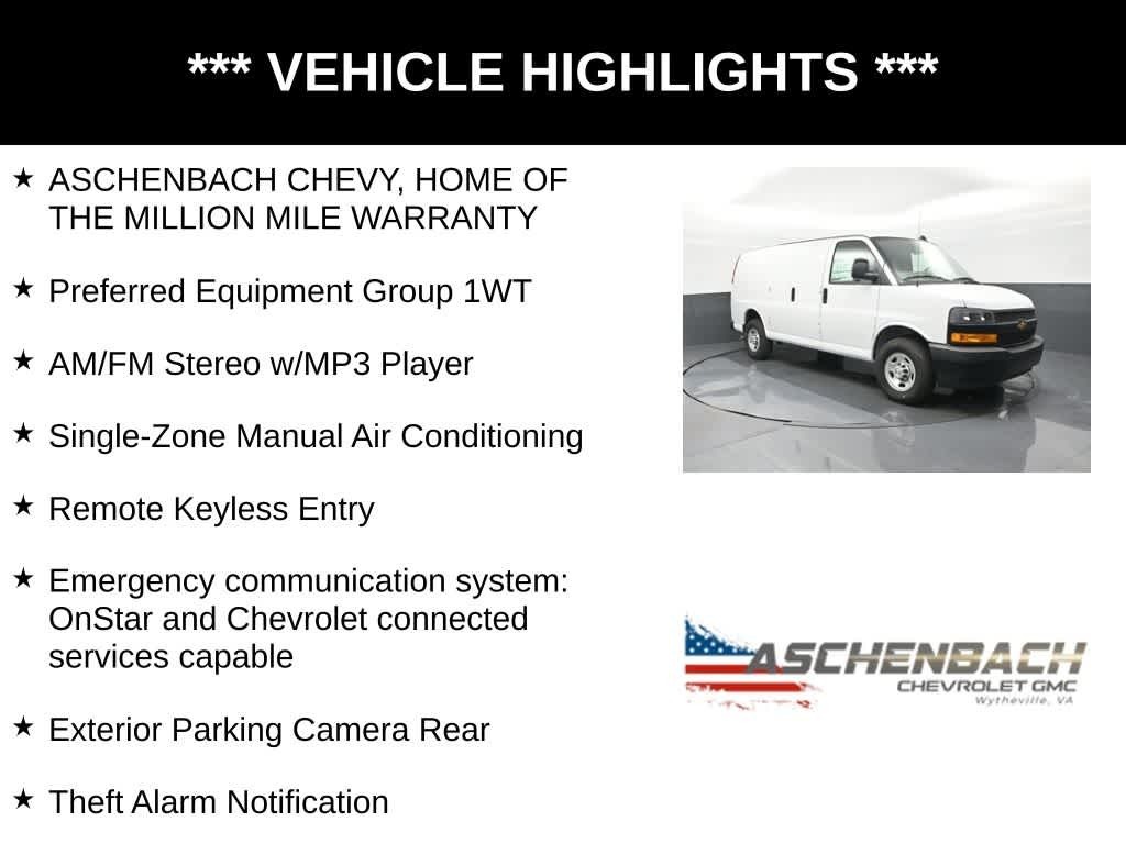 2024 Chevrolet Express Cargo RWD 2500 Regular Wheelbase WT