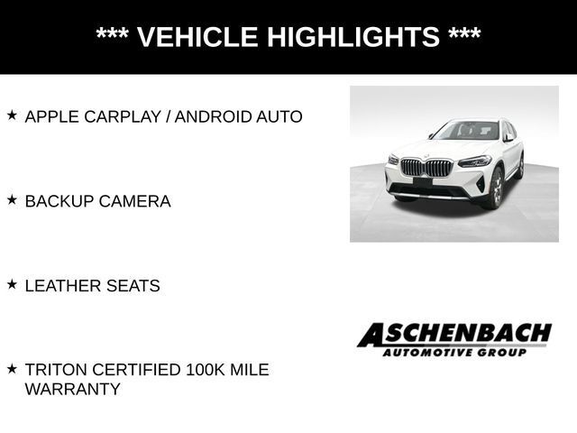 2022 BMW X3 xDrive30i