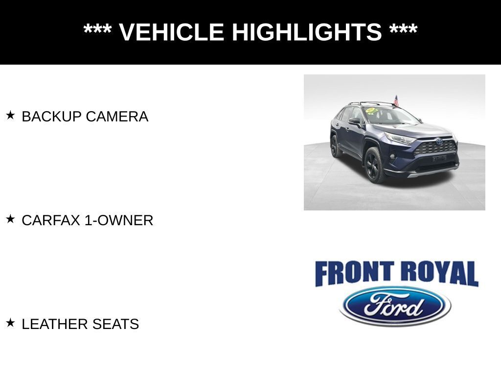 2020 Toyota RAV4 Hybrid XSE