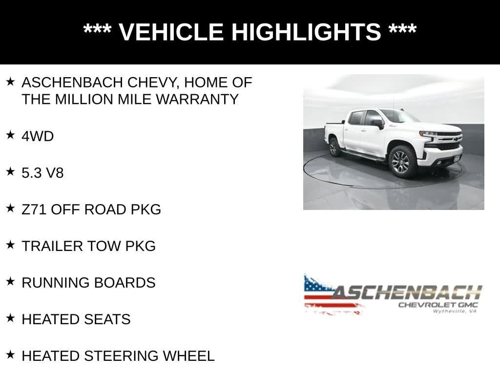 2020 Chevrolet Silverado 1500 4WD Crew Cab Short Bed RST