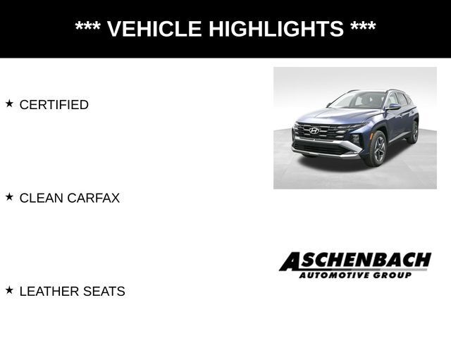 2025 Hyundai Tucson SEL Convenience