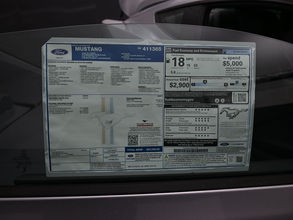 2025 Ford Mustang GT Fastback