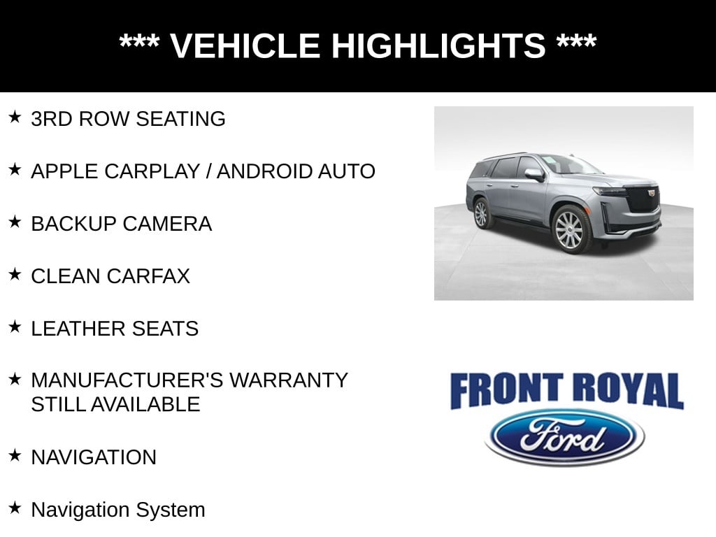 2023 Cadillac Escalade 4WD Sport Platinum