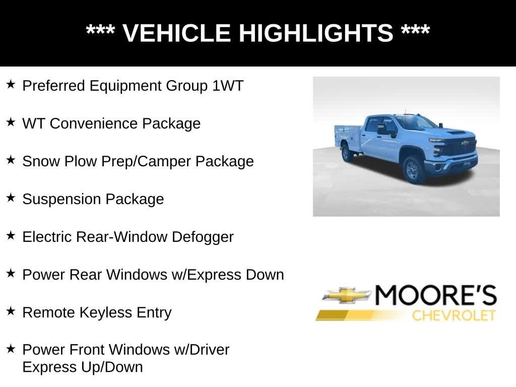 2024 Chevrolet Silverado 2500HD 4WD Crew Cab Long Bed Work Truck