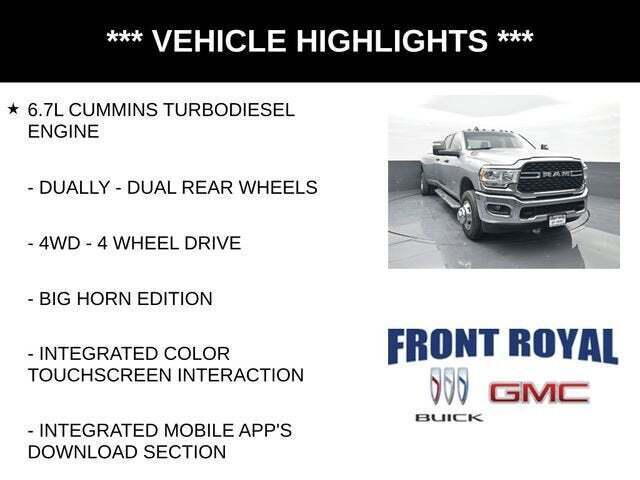 2024 Ram 3500 Big Horn Crew Cab 4x4 8' Box