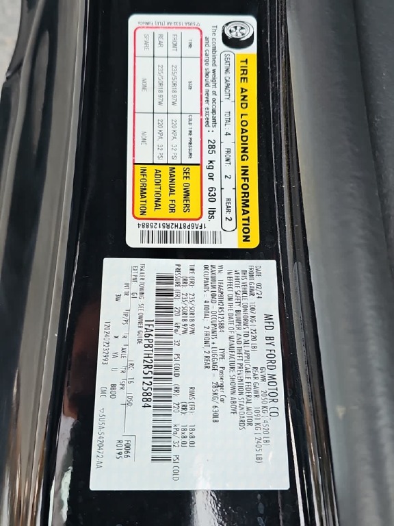 2024 Ford Mustang EcoBoost Premium Fastback