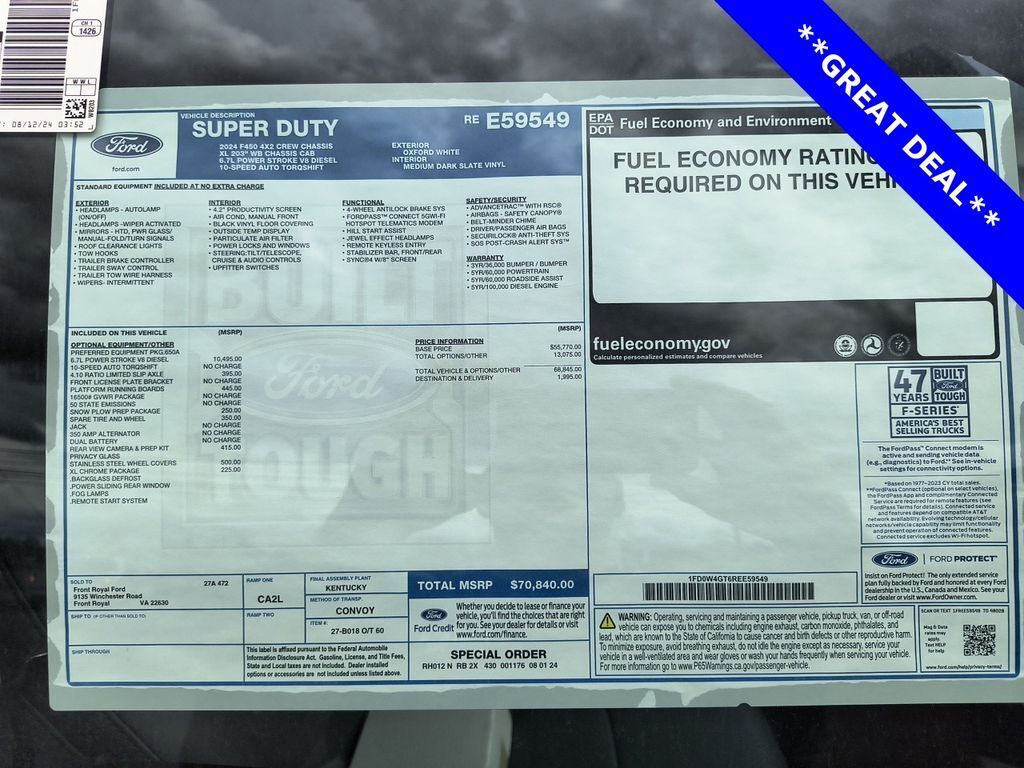 2024 Ford F-450 Chassis XL