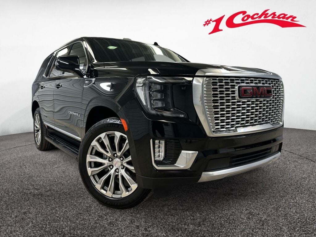 Onyx Black 2021 GMC Yukon Denali 4WD SUV / Crossover Four-Wheel Drive Automatic