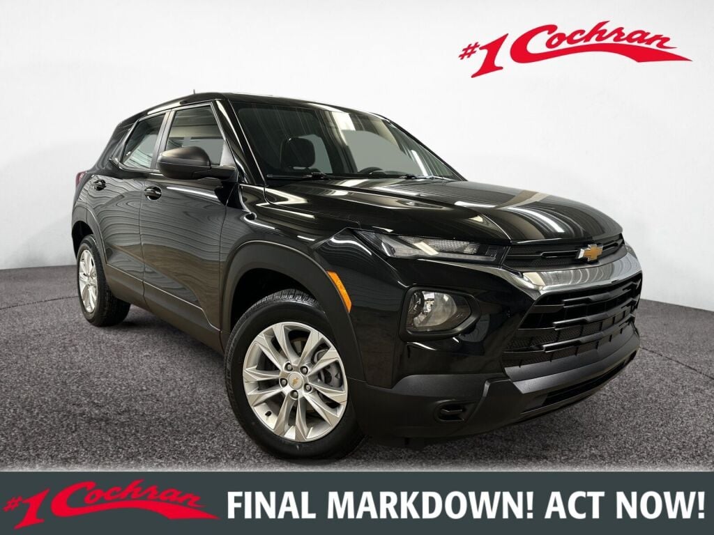 Mosaic Black Metallic 2023 Chevrolet Trailblazer LS AWD SUV / Crossover Four-Wheel Drive 9-Speed Automatic