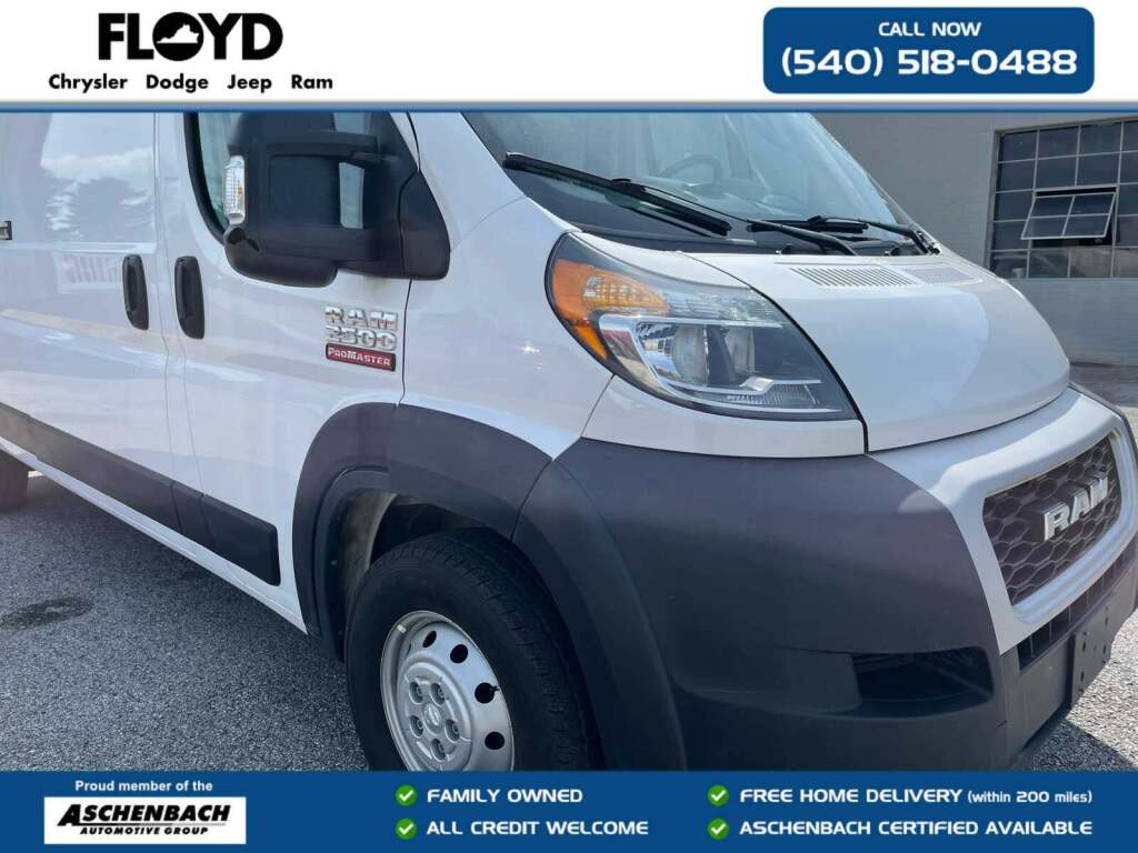 2021 Ram ProMaster 2500 Cargo Van High Roof 159" WB