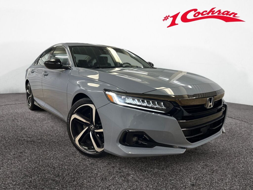 Sonic Gray Pearl 2022 Honda Accord Sport Special Edition FWD Sedan Front-Wheel Drive Continuously Variable Transmission